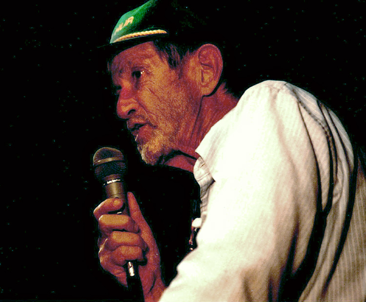 Peter Rabbit at the mic, 2000